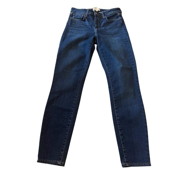 L'AGENCE Denim - L'AGENCE Margot High Rise Skinny Jeans Size 25 Prime Blue Vintage Stretch Denim